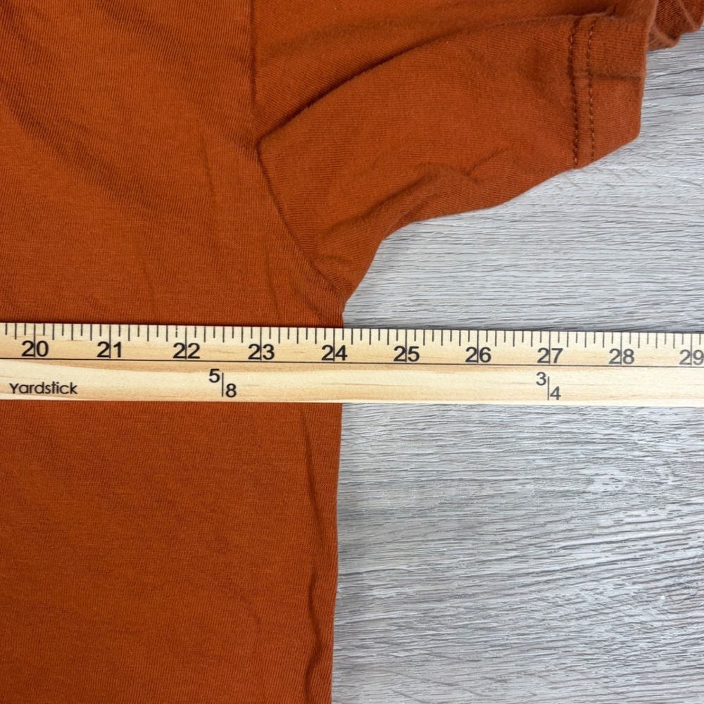 Harley Davidson T-Shirt Mens XL Orange Sun Denver Colorado Graphic Tee USA Made - Picture 6 of 8